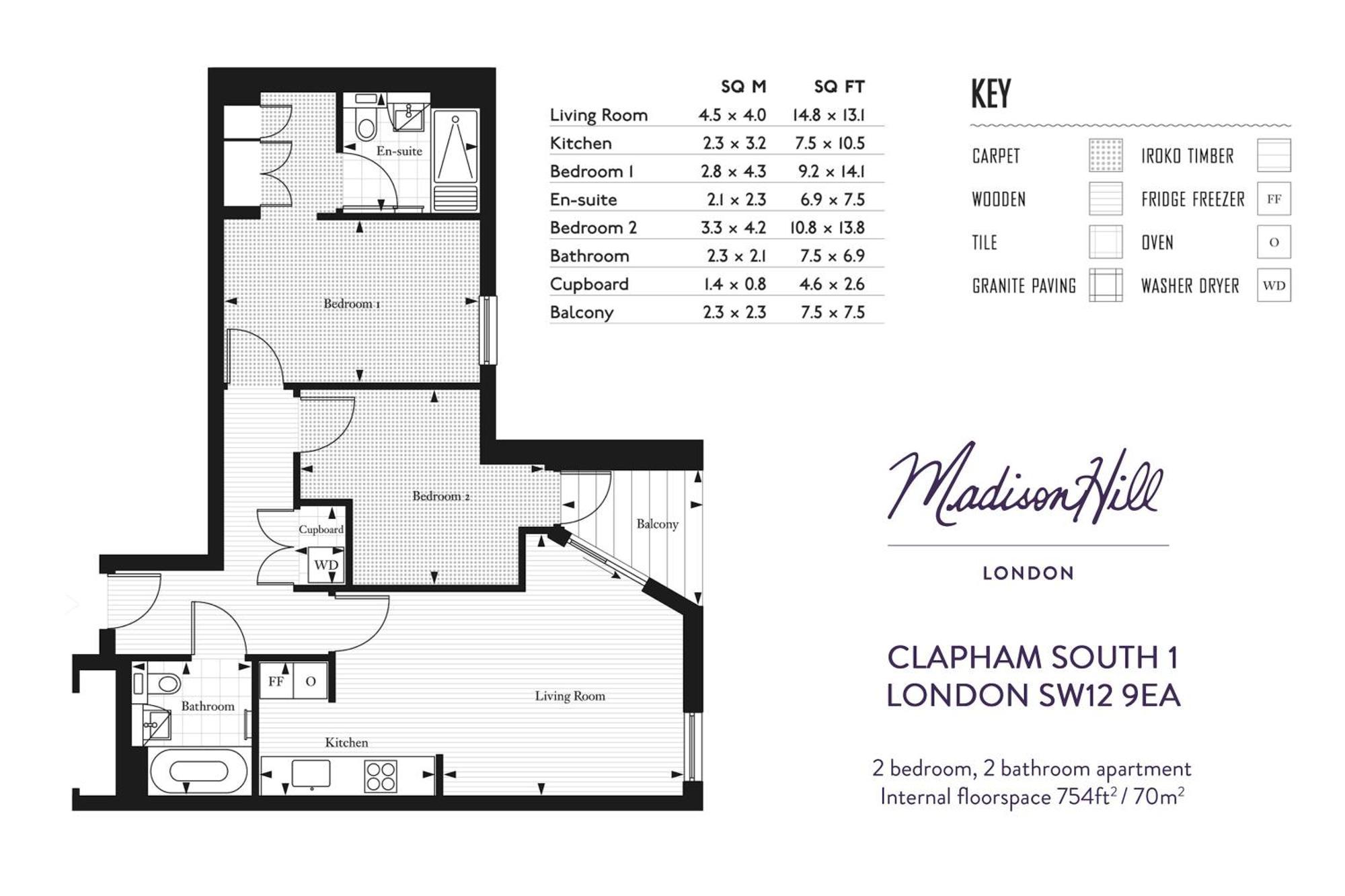Madison Hill - Clapham South 1 - Two Bedroom Flat London Ngoại thất bức ảnh